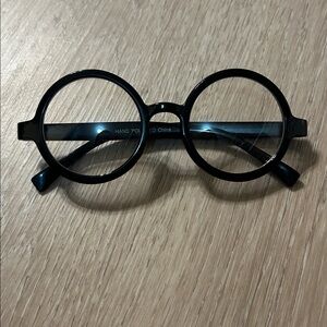 Spooktacular Creations 2in Black Round Wizard Glasses